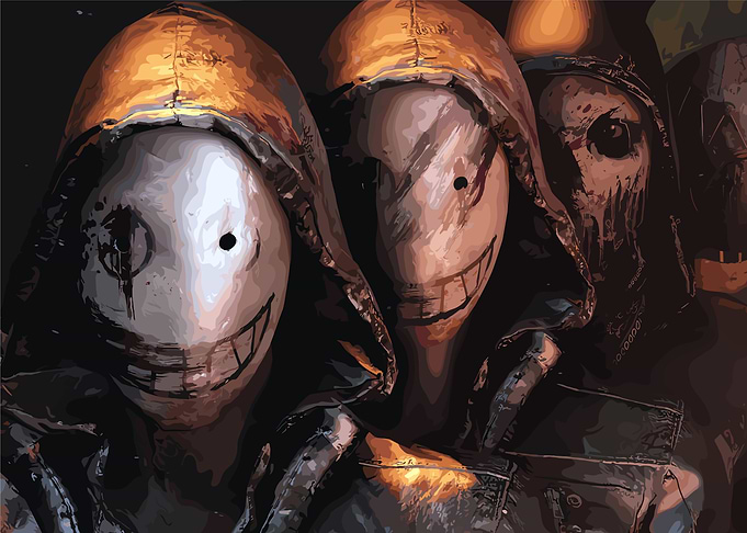 Reapers Figures with Smiling Masks