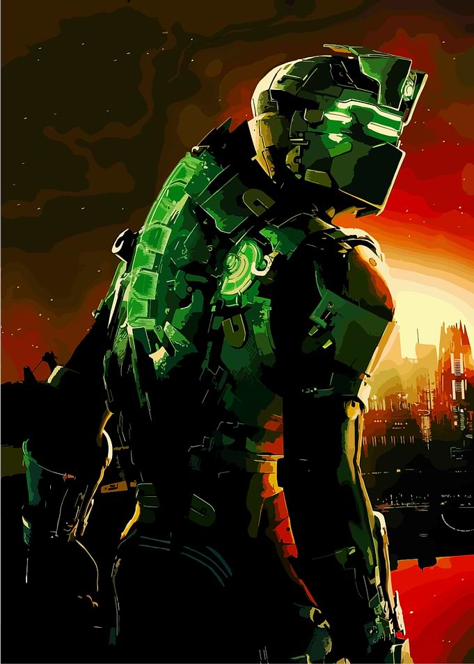 Dead Space Isaac Clarke Illustration