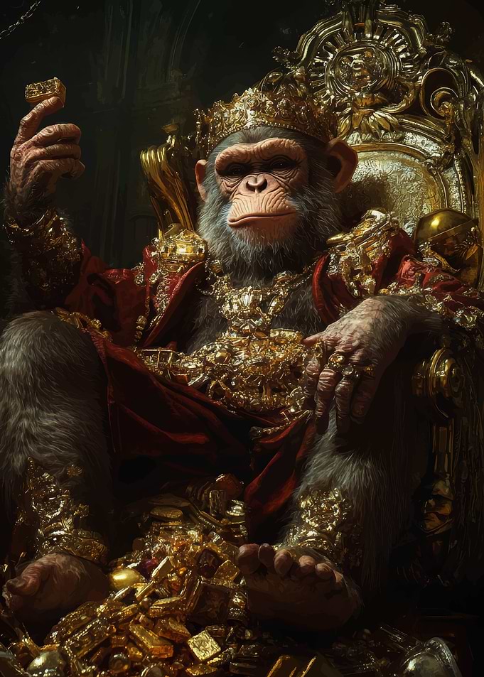 Monkey King on Golden Throne
