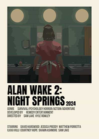 Alan Wake 2: Night Springs Poster