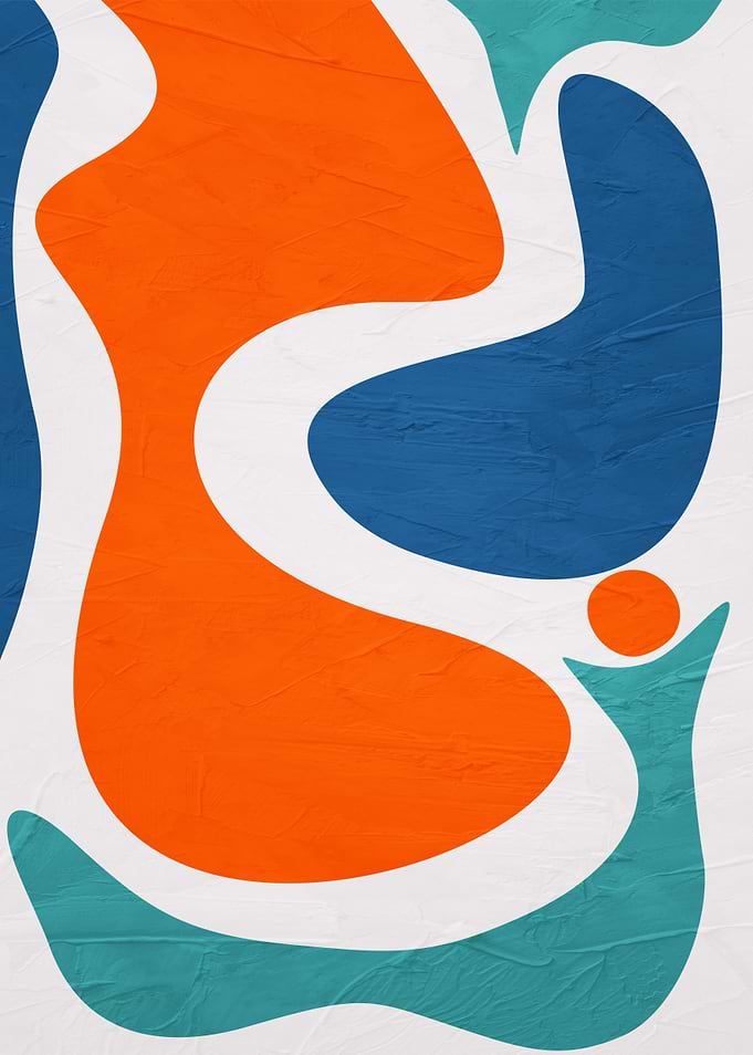 Abstract Shapes Art Print