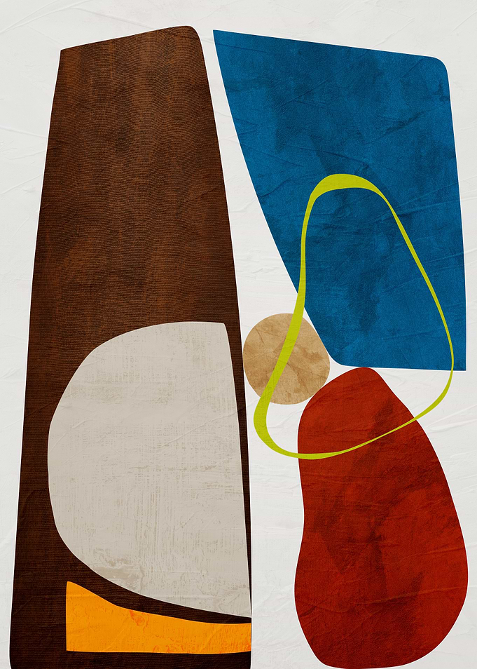 Abstract Geometric Shapes Art