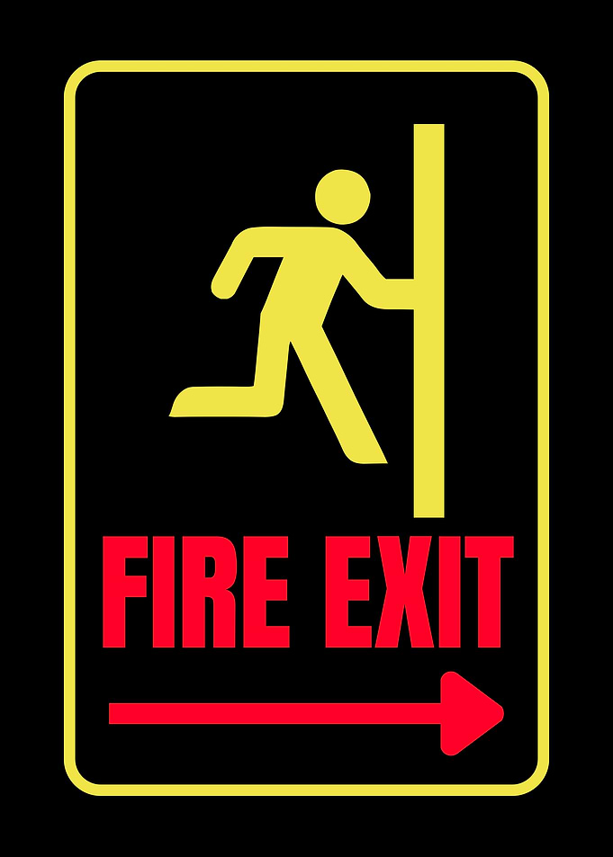 Fire Exit Sign