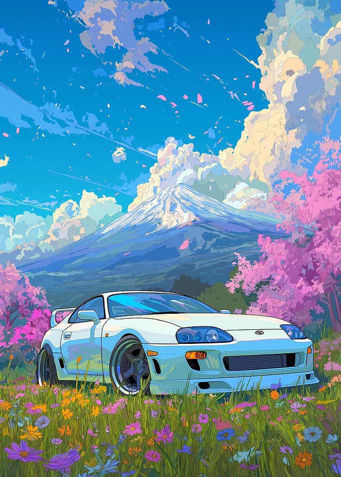 Fuji Cherry Blossom Supra MK4