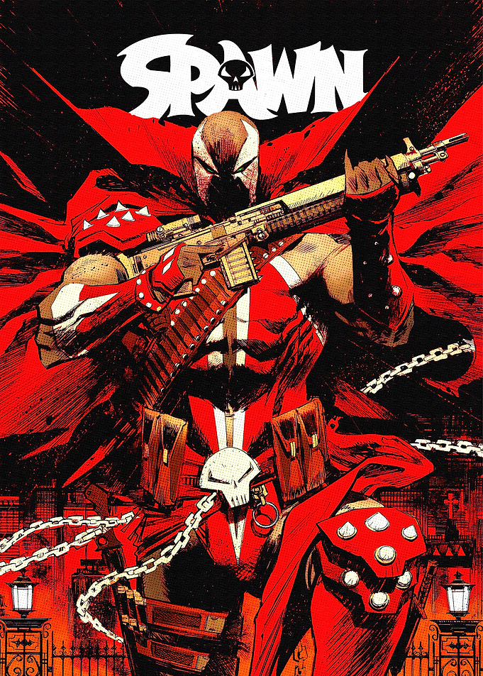 Spawn Comic Book Cover Art