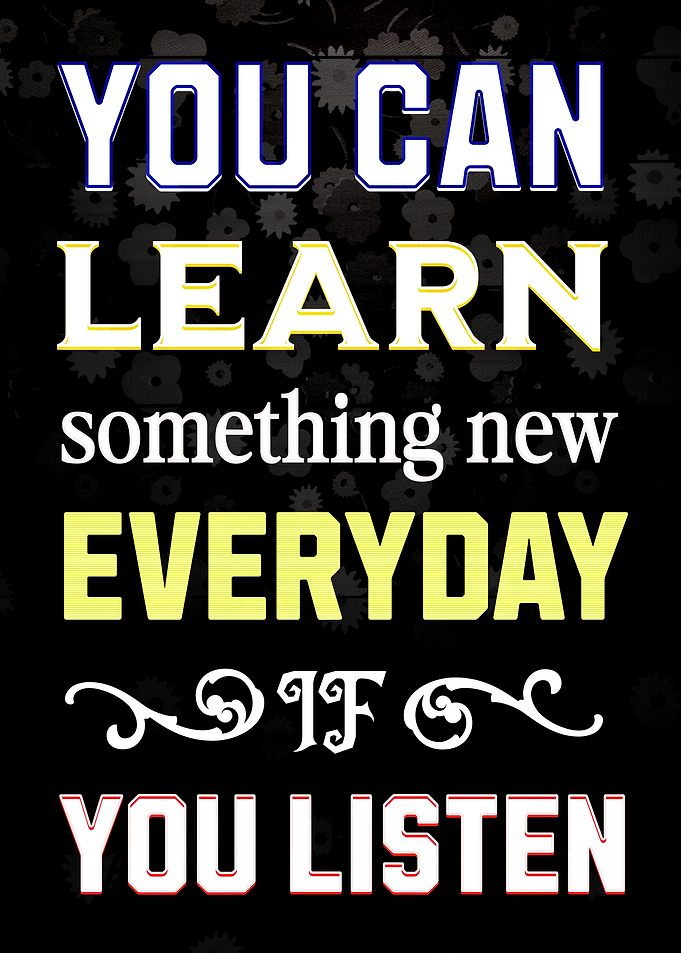 Inspirational Quote: You Can Learn