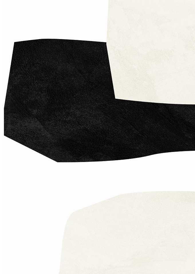 Abstract Black and White Shapes
