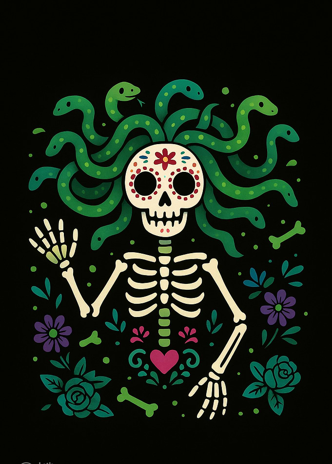 Calavera Serpent Goddess