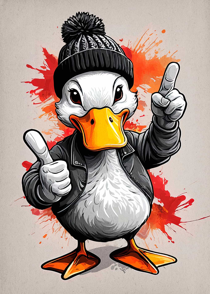 Cool Duck with Attitude