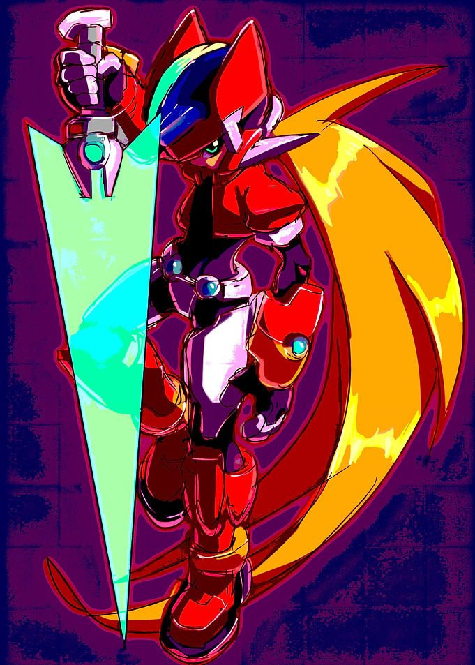 Mega Man Zero with Z-Saber