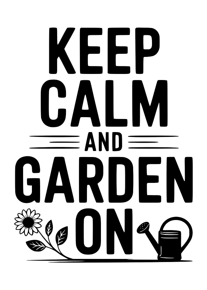 Keep Calm and Garden On