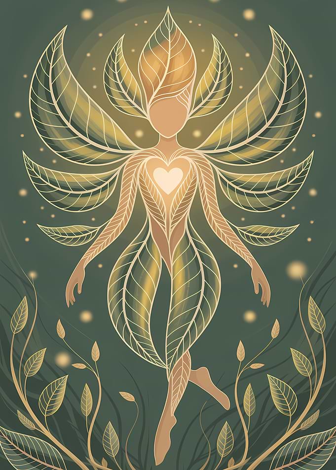 Leaf Fairy Digital Art