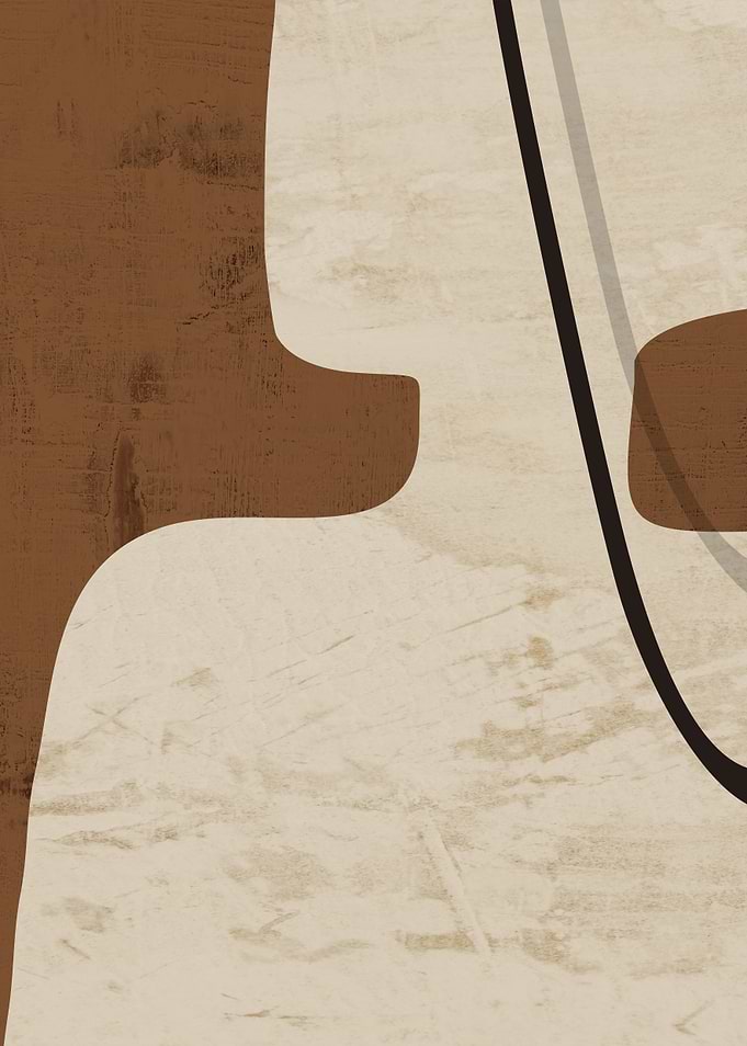 Abstract Shapes in Brown and Beige