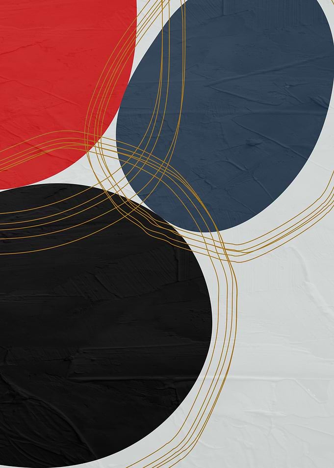 Abstract Circles Art