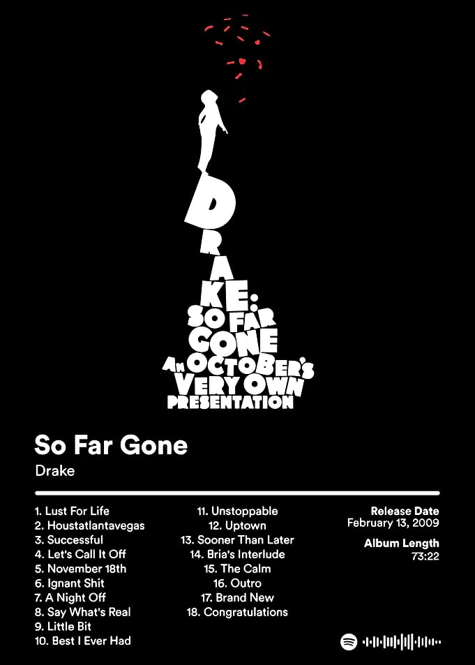 Drake - So Far Gone Album Art