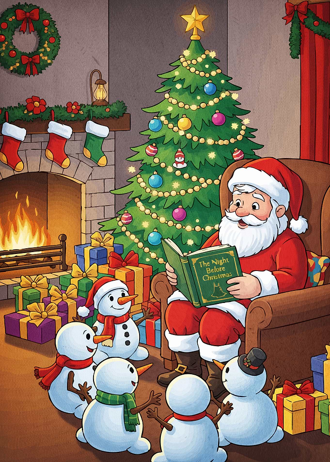 Santa Claus snowmen