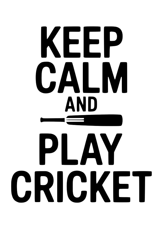 Keep Calm and Play Cricket
