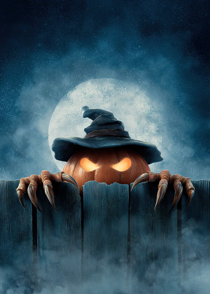 Halloween Pumpkin Witch
