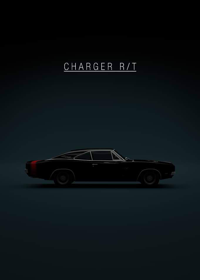 Charger R/T Minimalist Car Poster