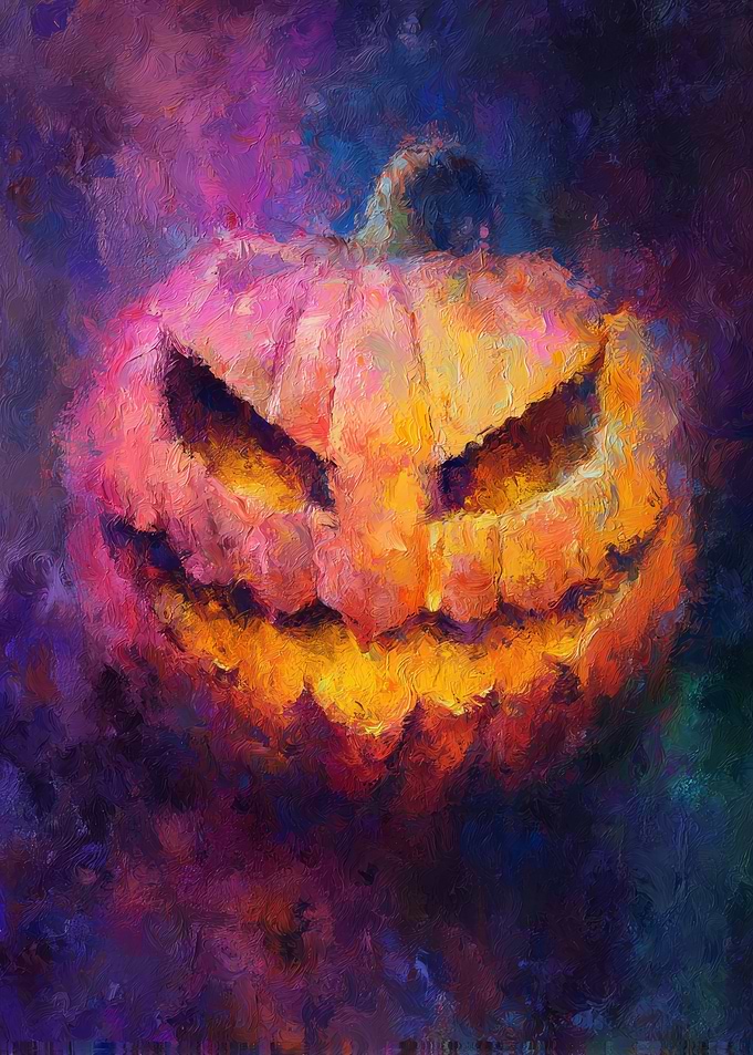 Halloween Pumpkin Painting