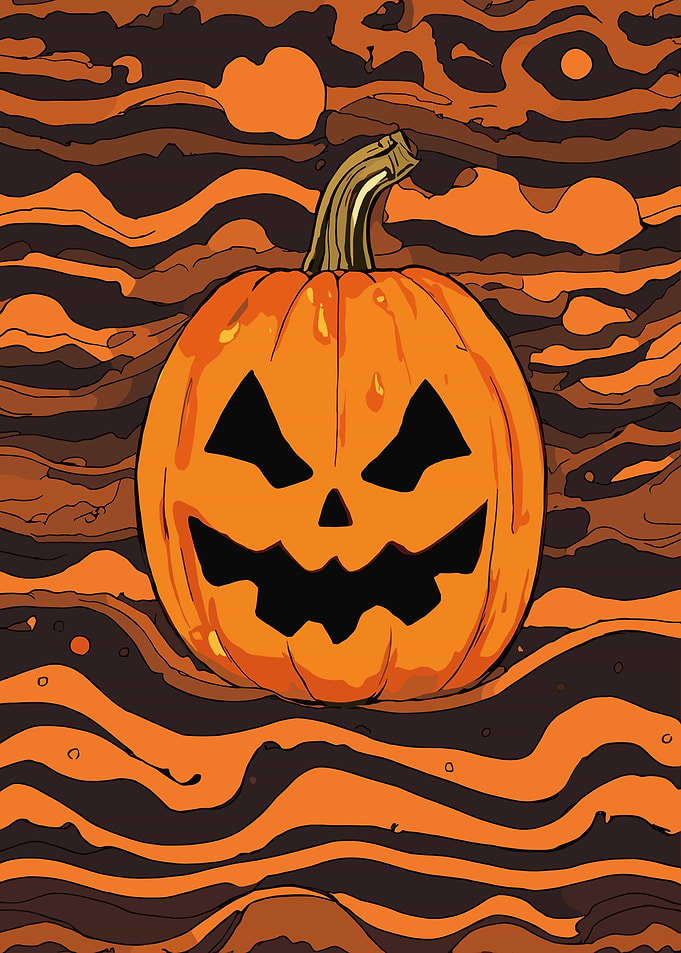 Halloween Pumpkin Illustration