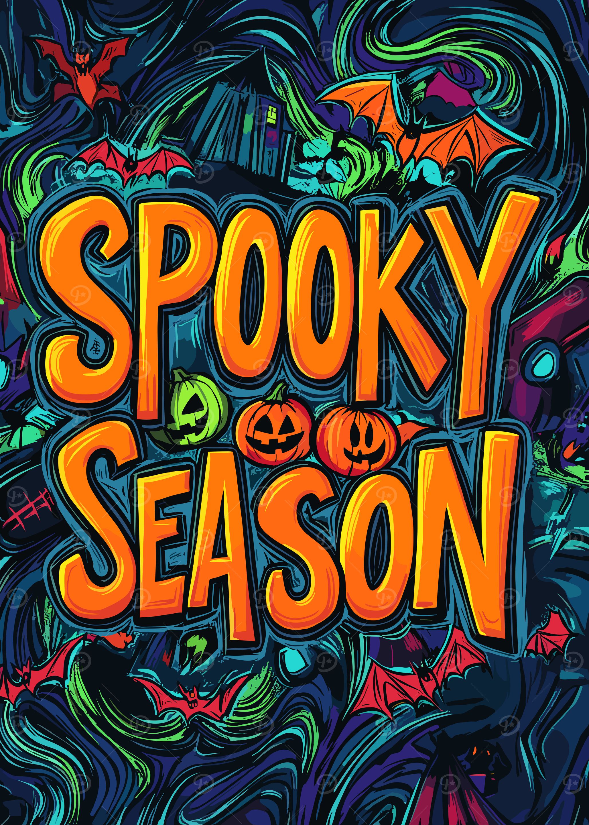 Spooky Season Halloween Art