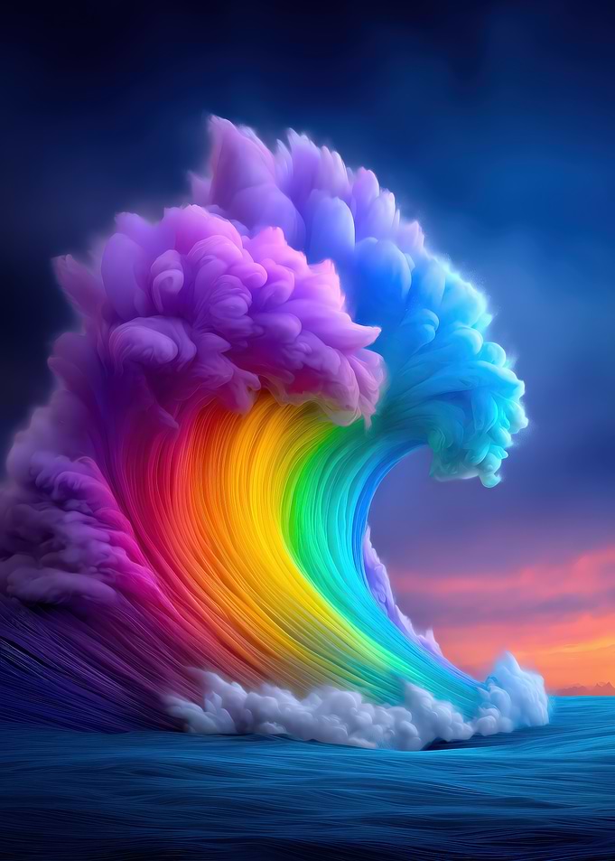 Rainbow Wave Fantasy