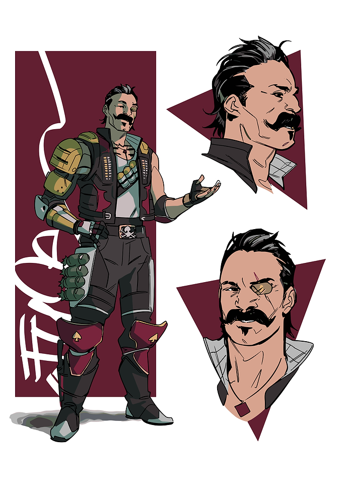 Apex Legends Fuse Character Illustration