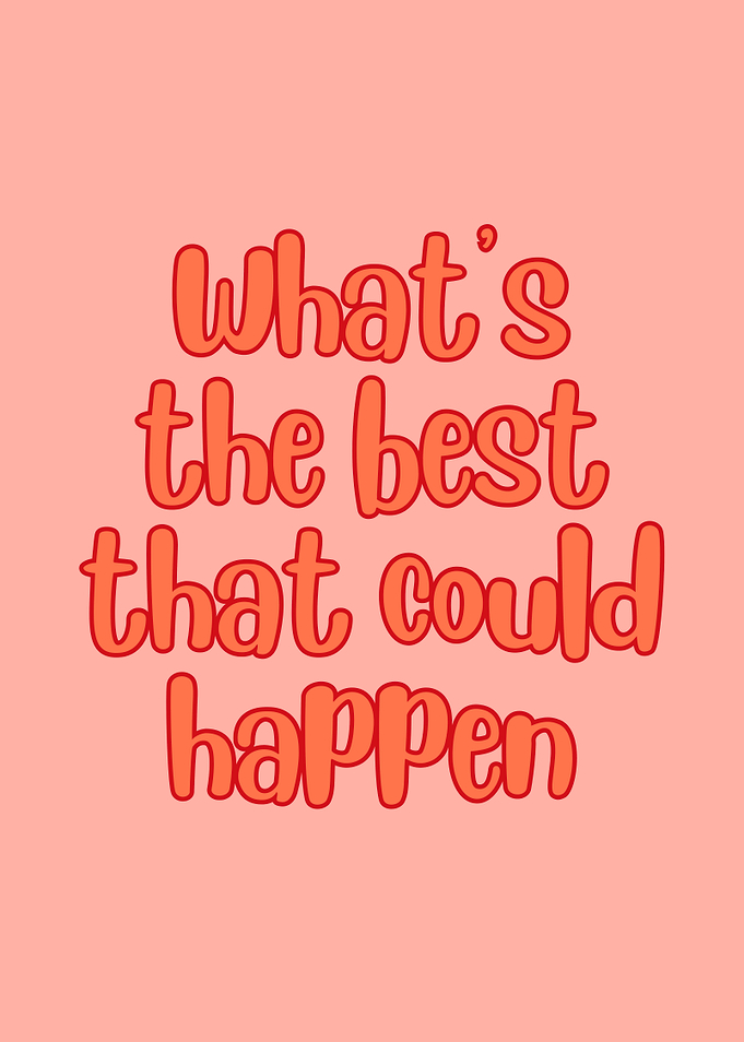 Inspirational Quote, Orange Text Art