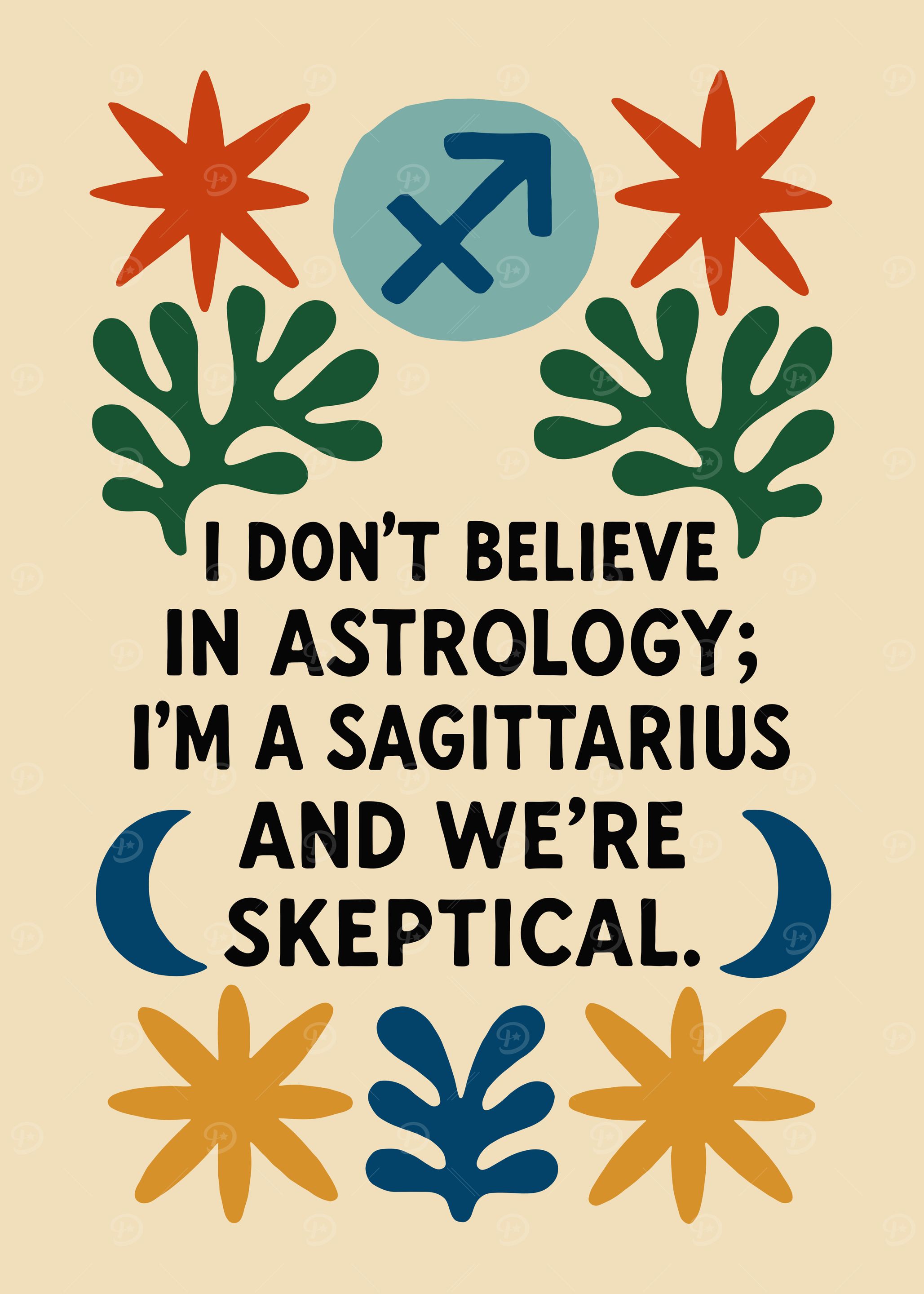 Sagittarius Skepticism Astrology Art