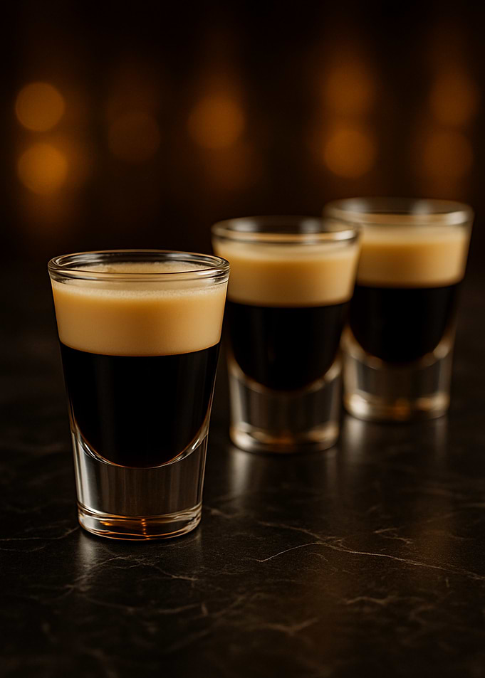 Three B-52 Cocktail Shots