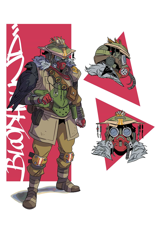 Bloodhound Apex Legends Character Art