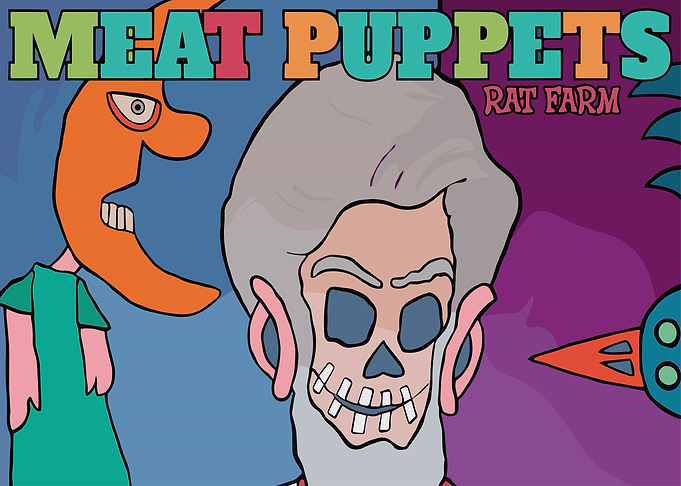 Meat Puppets Rat Farm Album Art