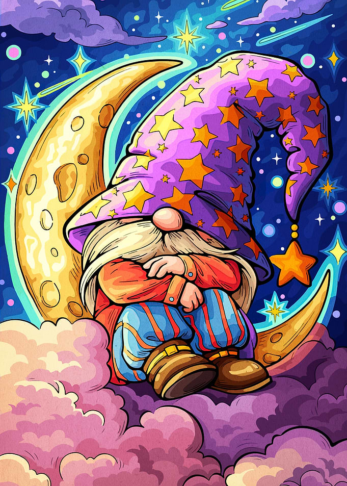 Gnome on the Moon