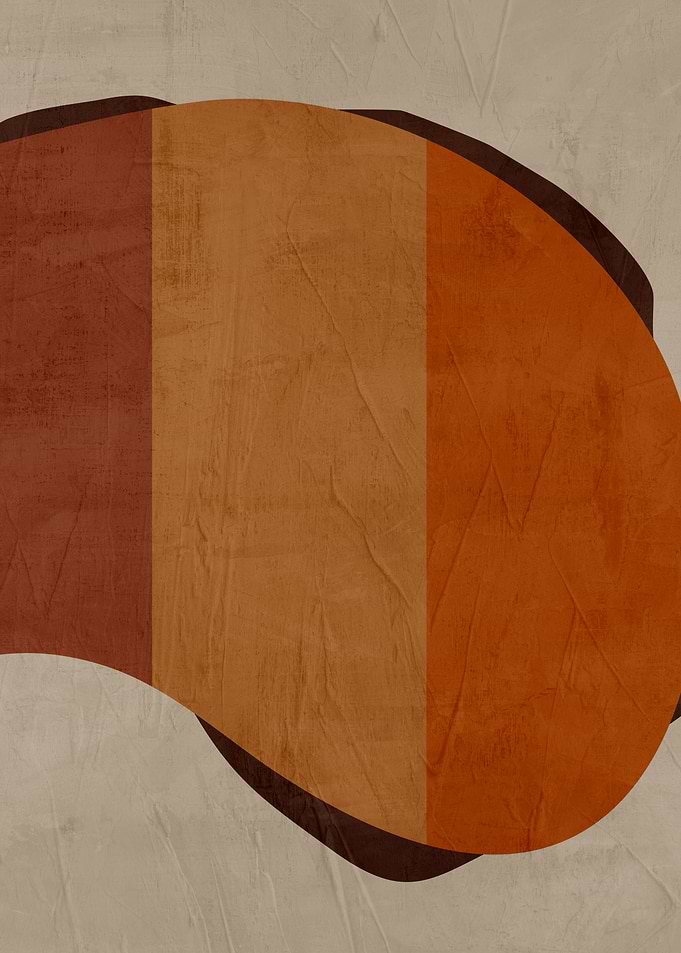 Abstract Earth Tones Geometric Art