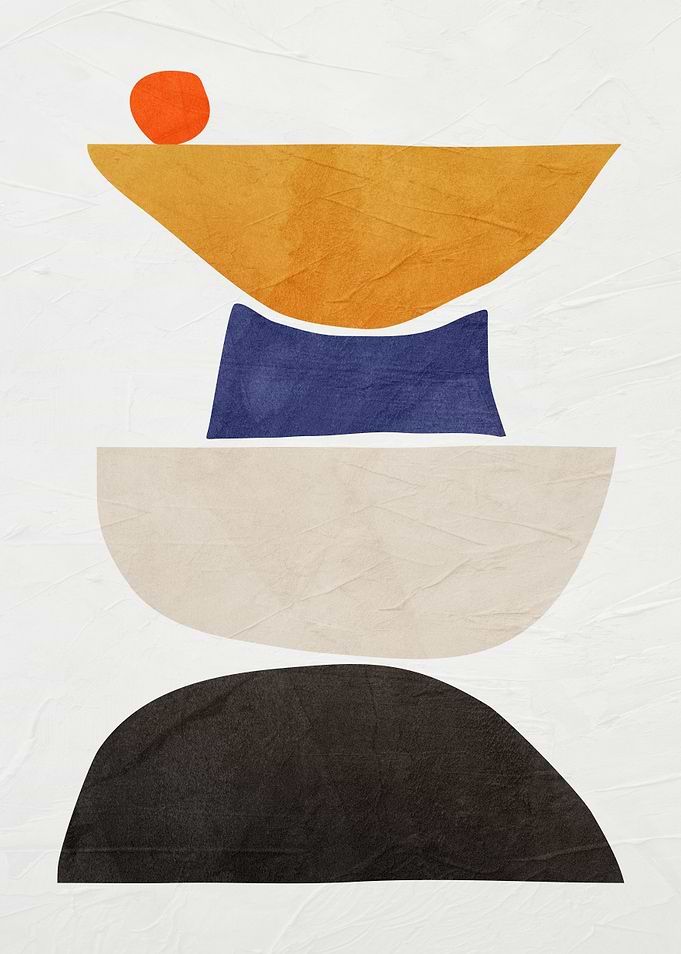 Abstract Shapes Composition