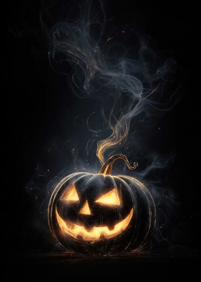 Glowing Halloween Pumpkin