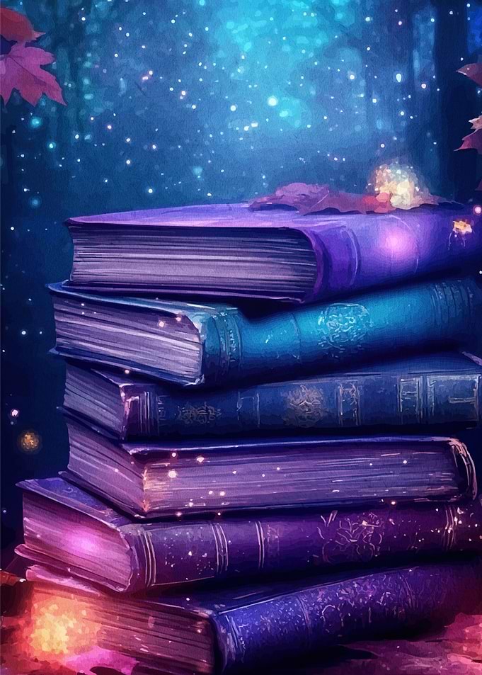 Stack of Books Magical