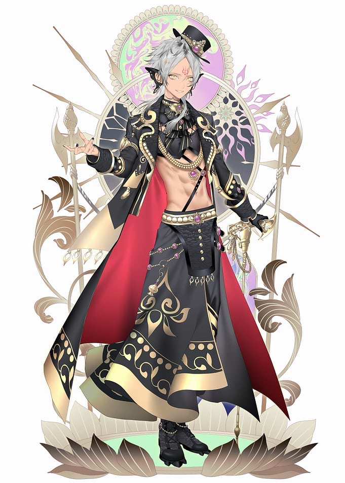 Elegant Fantasy Character with Ornate Attire