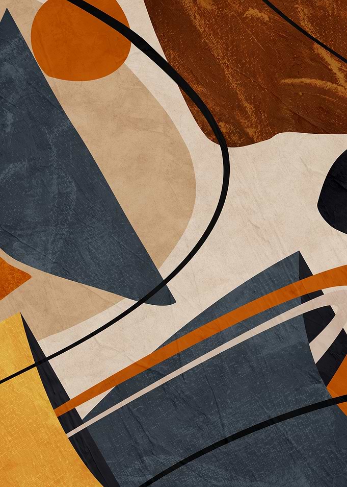 Abstract Geometric Shapes Art