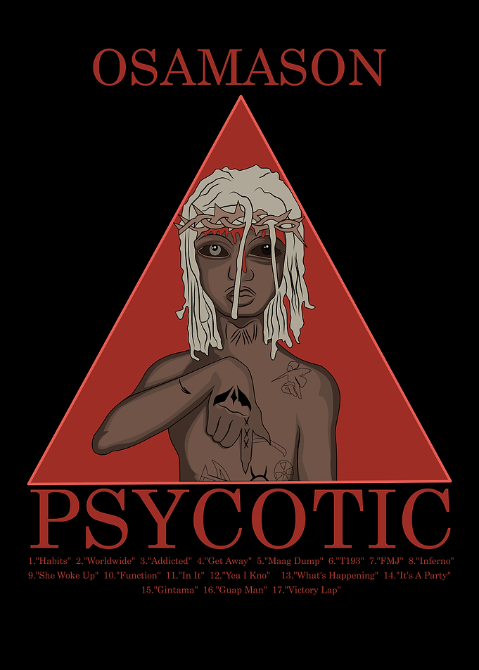 Osamason Psychotic Album Cover Art