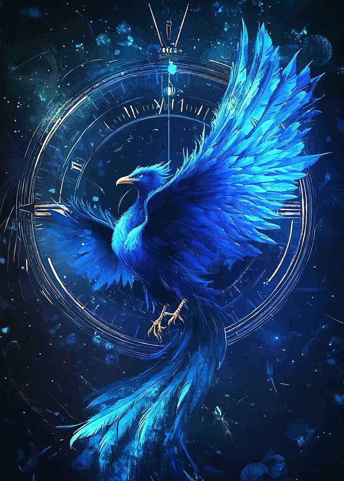 Phoenix Clock Background