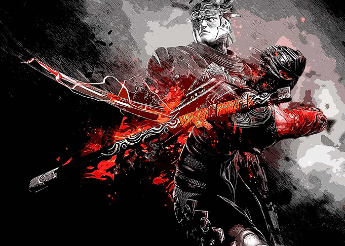 Warrior with Bow and Arrow