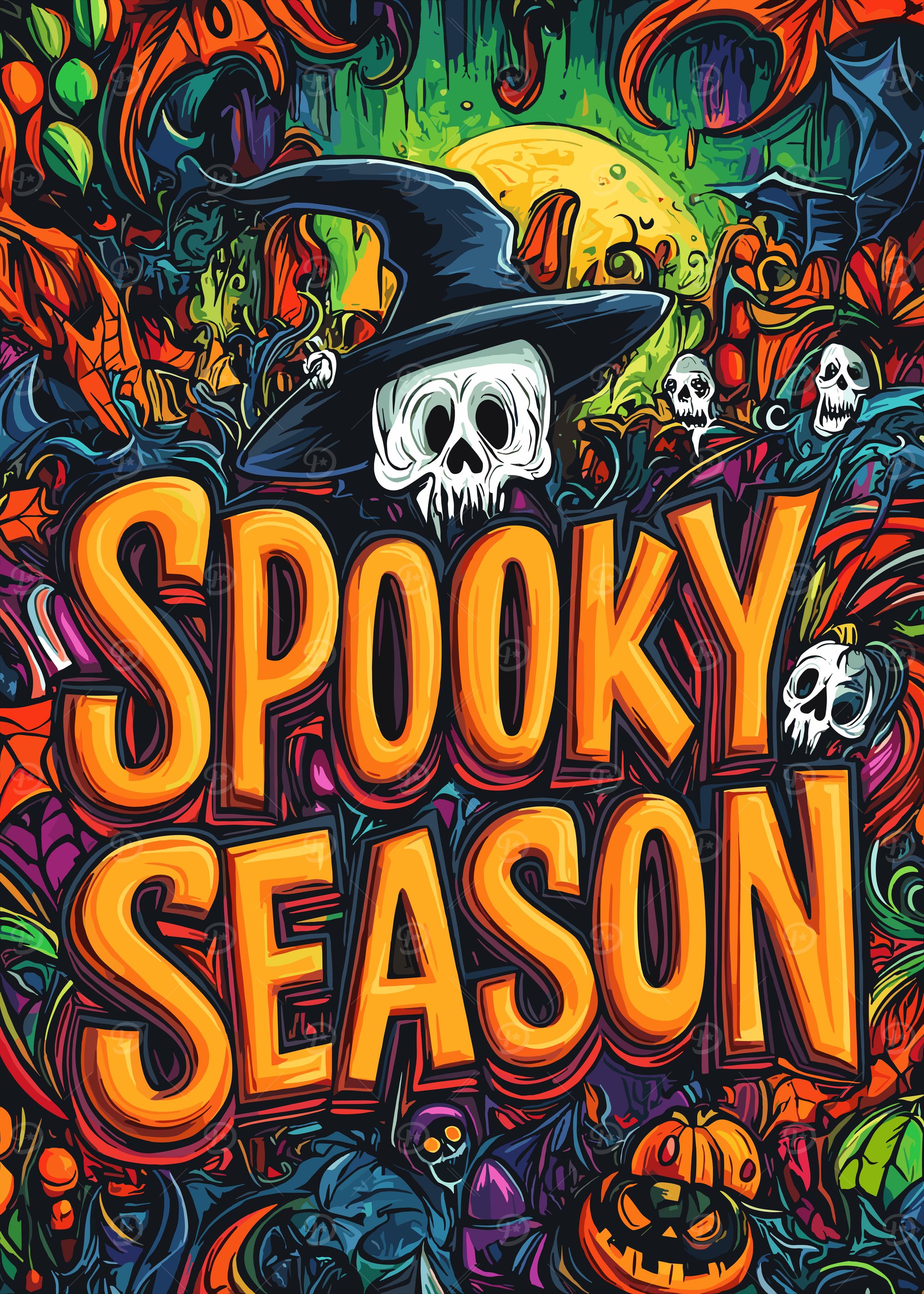 Spooky Season Halloween Art