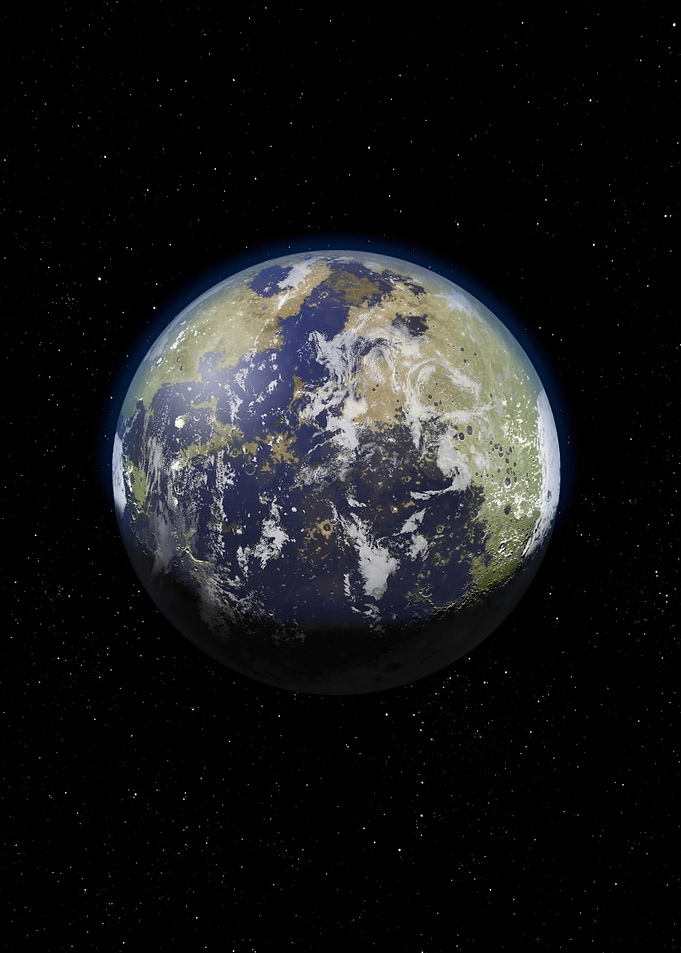 moon earth atmosphere