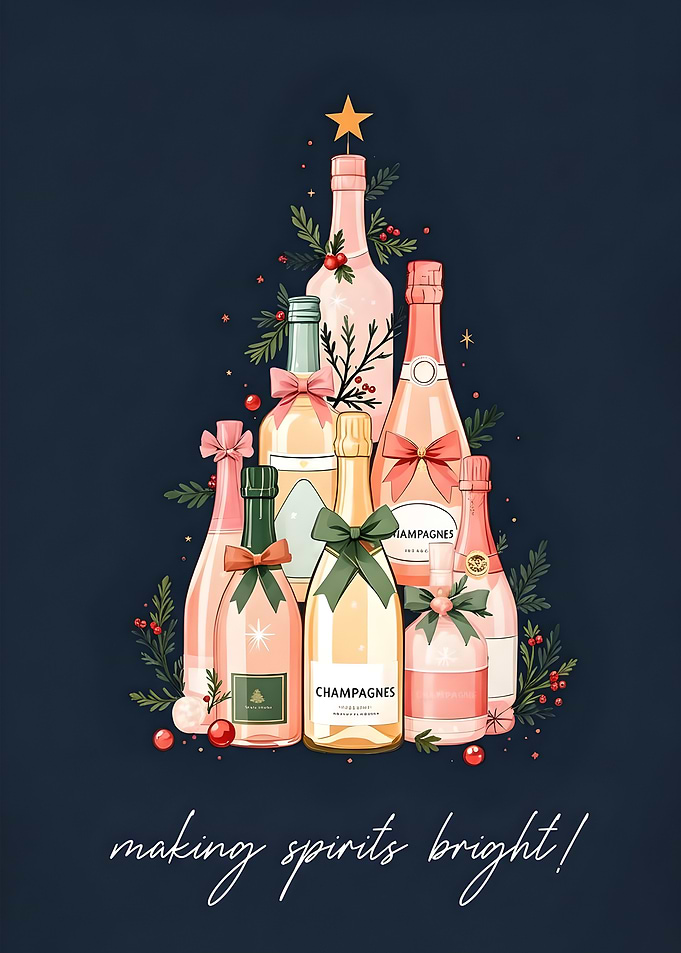 Champagne Christmas Tree