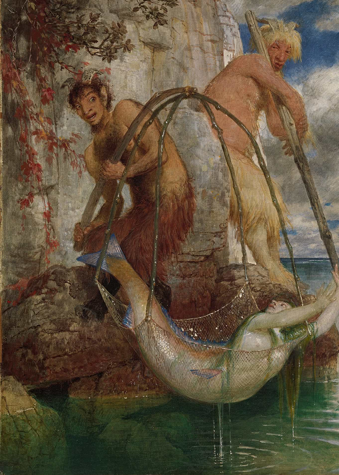 Fauns Catching a Nymph