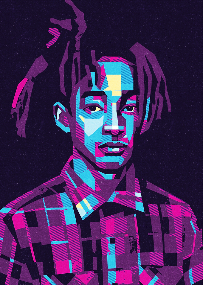 Jaden Smith Pop Art Portrait