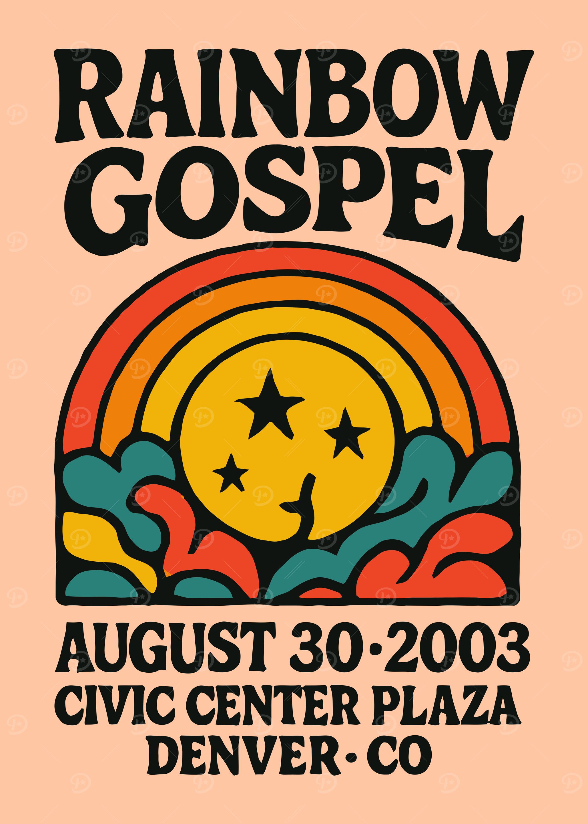 Rainbow Gospel August 30, 2003 Poster