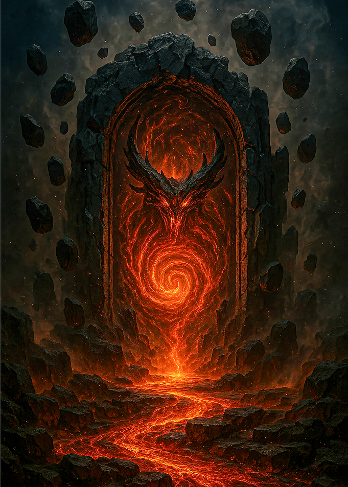 Fiery Portal to Another World